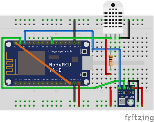 Weather Monitoring System Tutorial Nodemcu Esp8266 With Weather Images